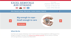 Desktop Screenshot of excelremovals.co.uk